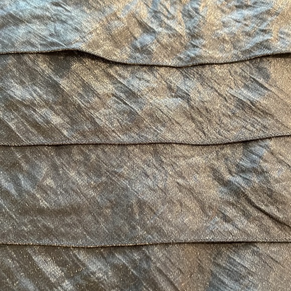 HP🎉NWOT Gorgeous Adriana Papell cocktail dress. Blue shimmer like a night sky. - Picture 11 of 14